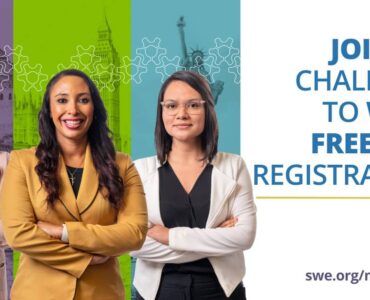 join-the-#oneswe challenge to-win-a-we25-registration!